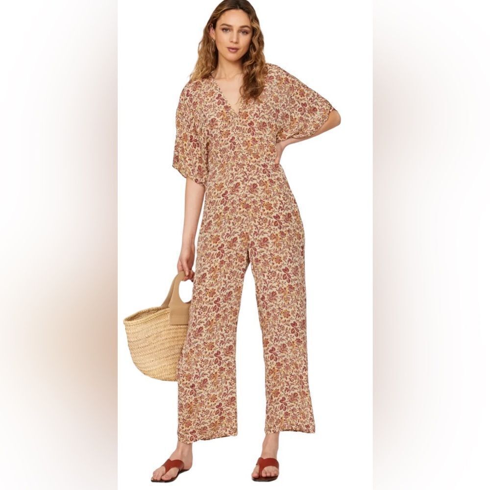 Vanessa Bruno Lelie Floral Jumpsuit Size XL